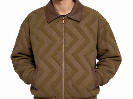 Shadow Chevron Quilted Jacket