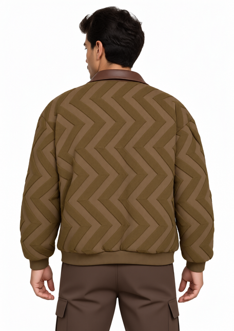 Shadow Chevron Quilted Jacket