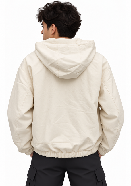 Monogram Jacquard Hooded Windbreaker