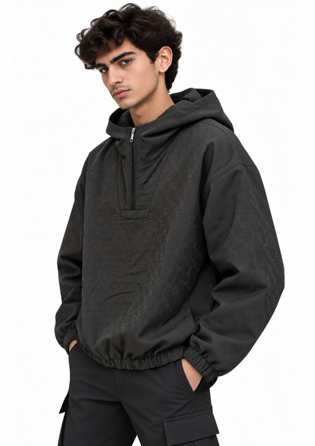 Monogram Jacquard Hooded Windbreaker