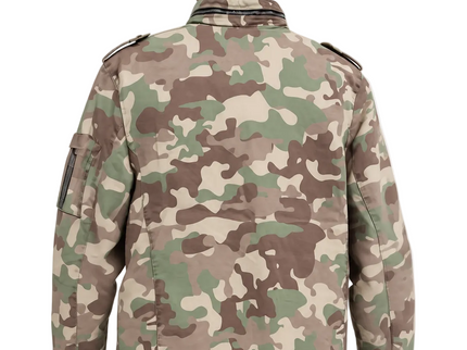 Camo Utility Field Jacket – Green & Beige
