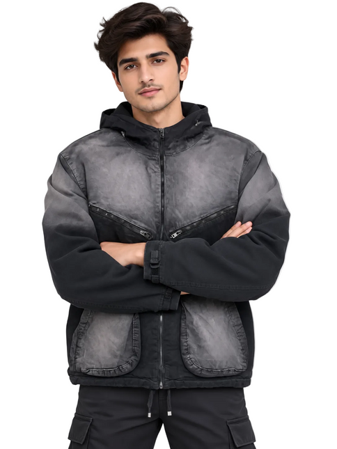 Shadow Fade Utility Hoodie Jacket