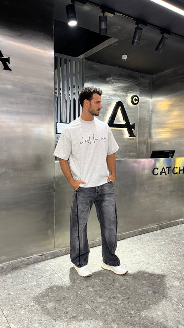 C’est La Vie Minimal Oversized Tee