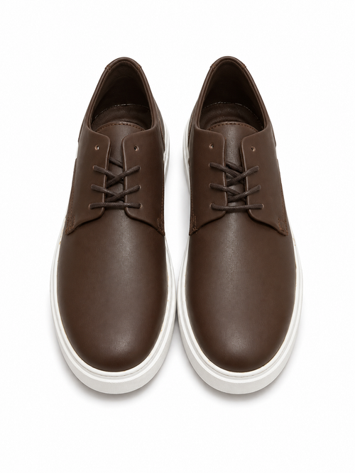 Minimal Black Platform Shoes
