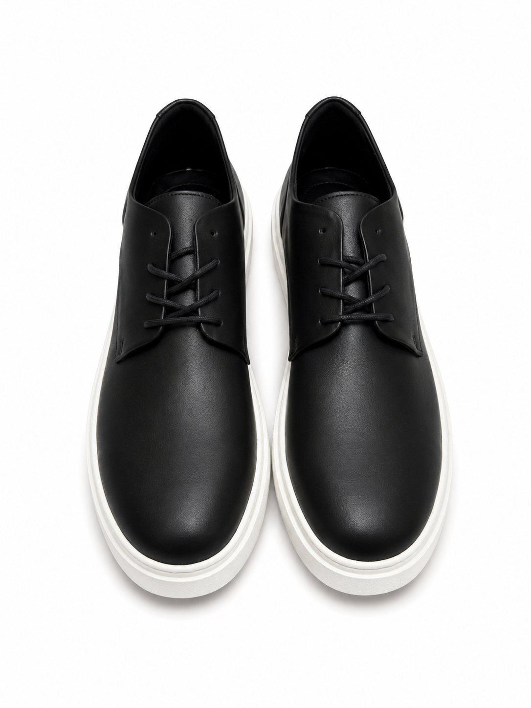Minimal Black Platform Shoes