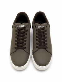 Brown Sneakers with Thick Sole