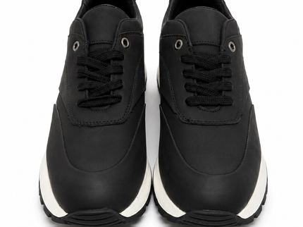 Black Sneaker White Sole