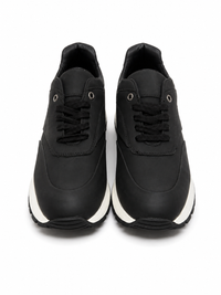 Black Sneaker White Sole