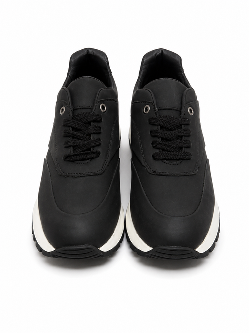 Black Sneaker White Sole