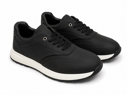 Black Sneaker White Sole