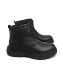 Leather boot in Black