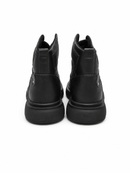 Leather boot in Black