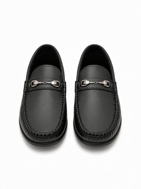 Metal Detail Loafers