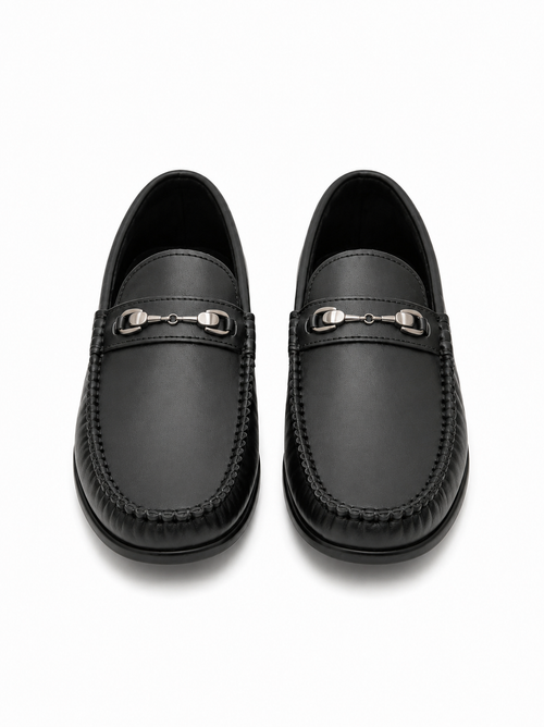 Metal Detail Loafers
