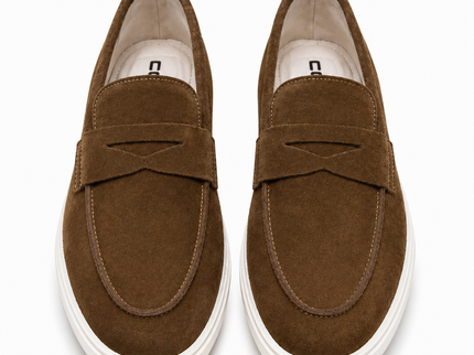 Havan Suede Penny Loafers