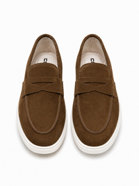 Havan Suede Penny Loafers