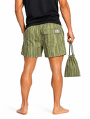 Catch Crinkle Texture Swim Shorts with Pouch