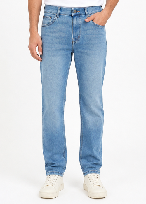 Light Wash Boyfriend Fit Jeans