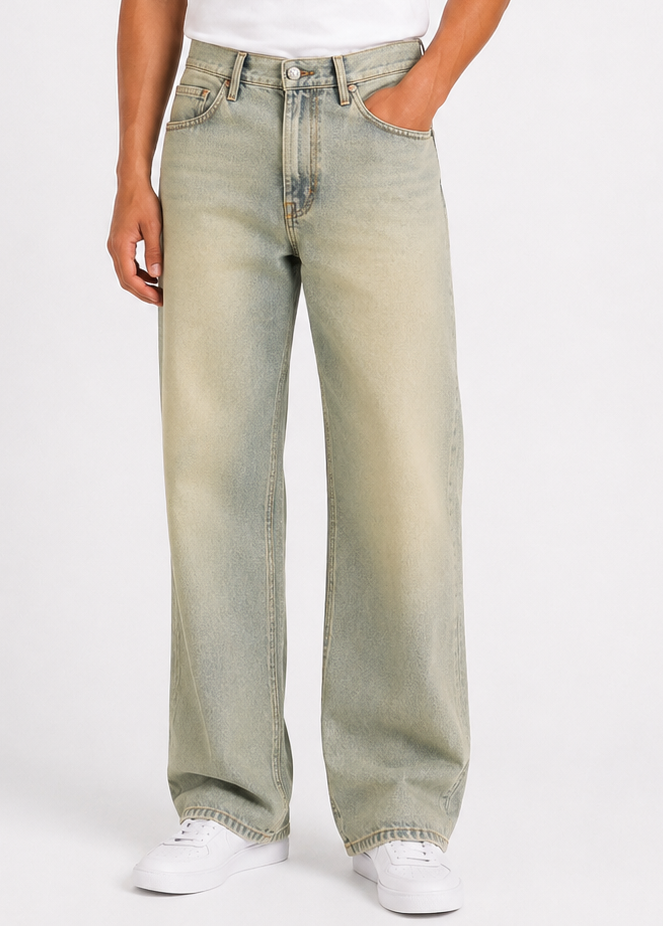 Wash Relaxed Fit Jeans