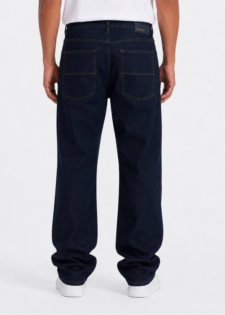 Relaxed Wide Leg Jeans