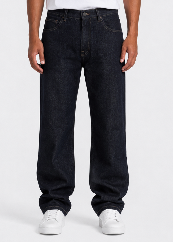 Relaxed Wide Leg Jeans
