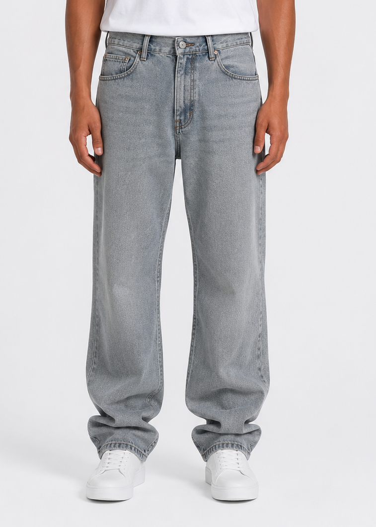 Relaxed Wide Leg Jeans
