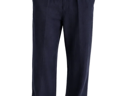 Linen Relaxed Straight Trousers