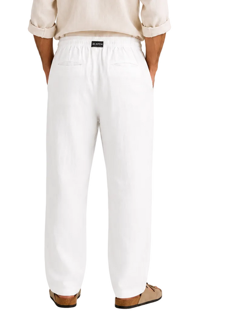Linen Relaxed Straight Trousers