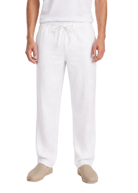 Linen Relaxed Straight Two Pockets