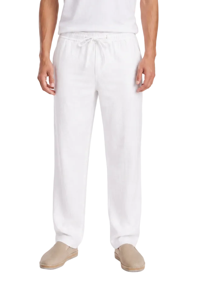 Linen Relaxed Straight Two Pockets