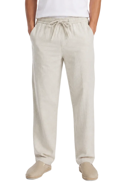 Linen Relaxed Straight Two Pockets