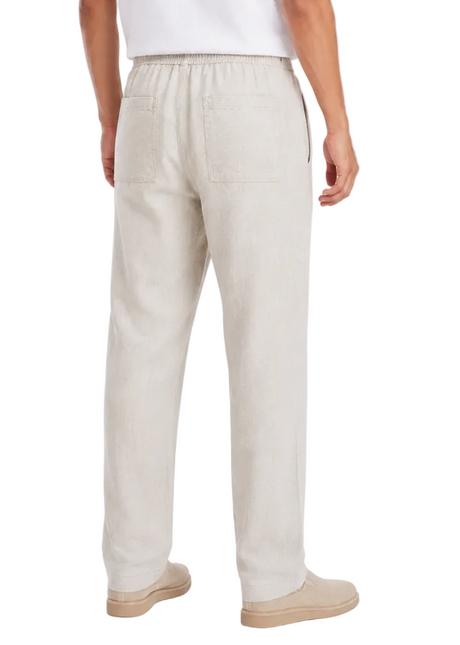 Linen Relaxed Straight Two Pockets