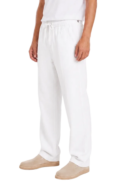 Linen Relaxed Straight Two Pockets