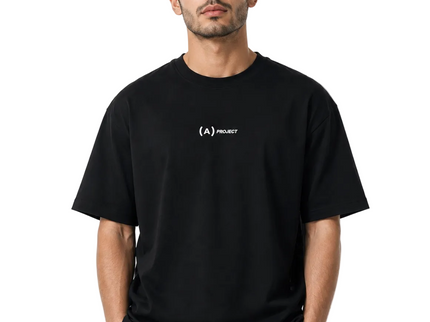 (A) Project Essential Box Fit T-Shirt – Black