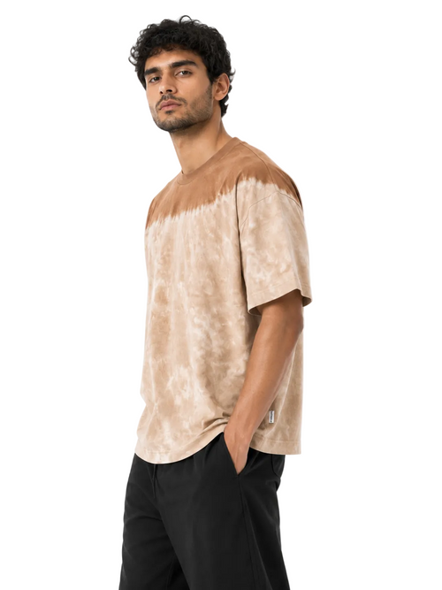 Desert Wash Oversized Tee – Sand Beige