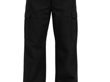 Utility Wide Leg Cargo Trousers – Olive Green