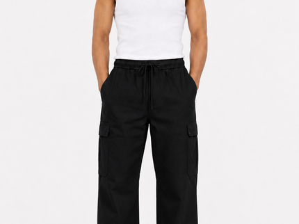 Utility Wide Leg Cargo Trousers