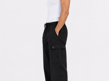 Utility Wide Leg Cargo Trousers
