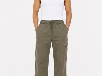 Utility Wide Leg Cargo Trousers