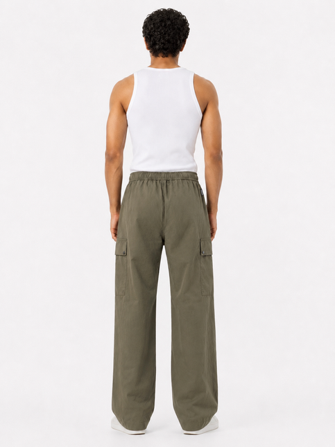 Utility Wide Leg Cargo Trousers