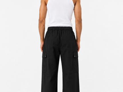 Utility Wide Leg Cargo Trousers
