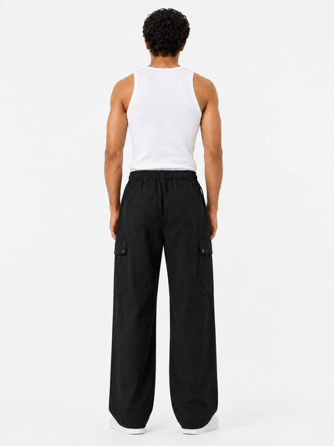 Utility Wide Leg Cargo Trousers