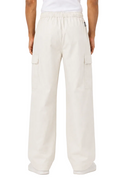 Utility Wide Leg Cargo Trousers – Olive Green