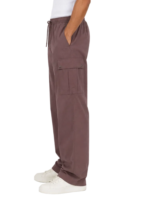 Utility Wide Leg Cargo Trousers – Olive Green