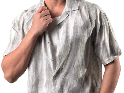 Abstract Brushstroke Box Fit Shirt