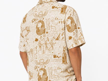 Pharaoh Sketch Relaxed Resort Shirt