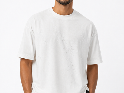 Dune Weave Textured Box Fit T-Shirt