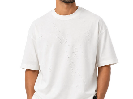 Dune Weave Textured Box Fit T-Shirt
