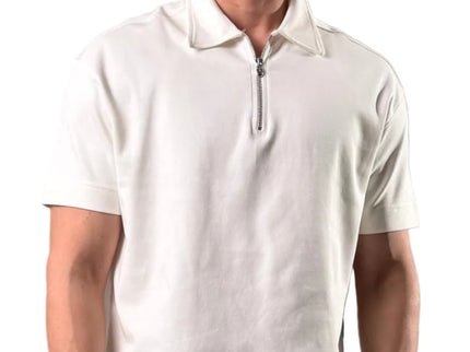Zip Collar T-Shirt – Box Fit