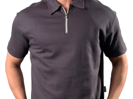 Zip Collar T-Shirt – Box Fit